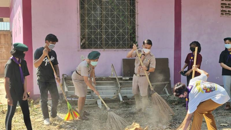 3. นิเทศการฝึกอบรมหลักสูตรลูกเสือจิตอาสาพระราชทาน ระดับสถานศึกษา ของ กศน.อำเภอคลองลาน กศน.อำเภอลานกระบือ และกศน.อำเภอไทรงาม